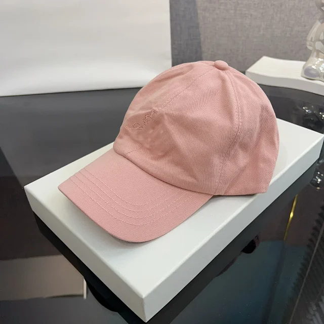 Loro Piana Hats Embroidered Cotton Baseball Cap product detail image 7