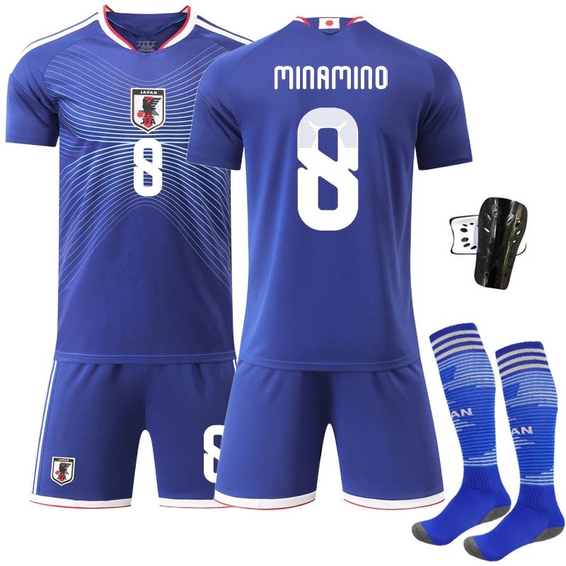 Japan Football Association Jerseys Home Player-Name Jersey image 2