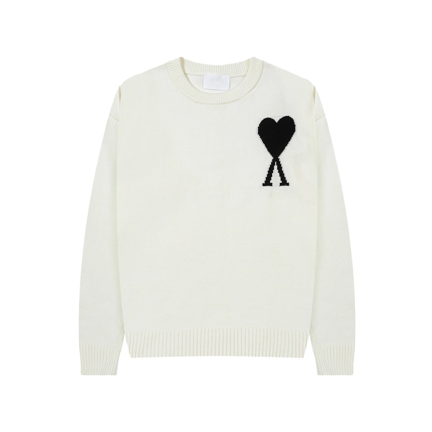 Comme des Garçons Play Heart Logo Navy Knit Sweater - 22