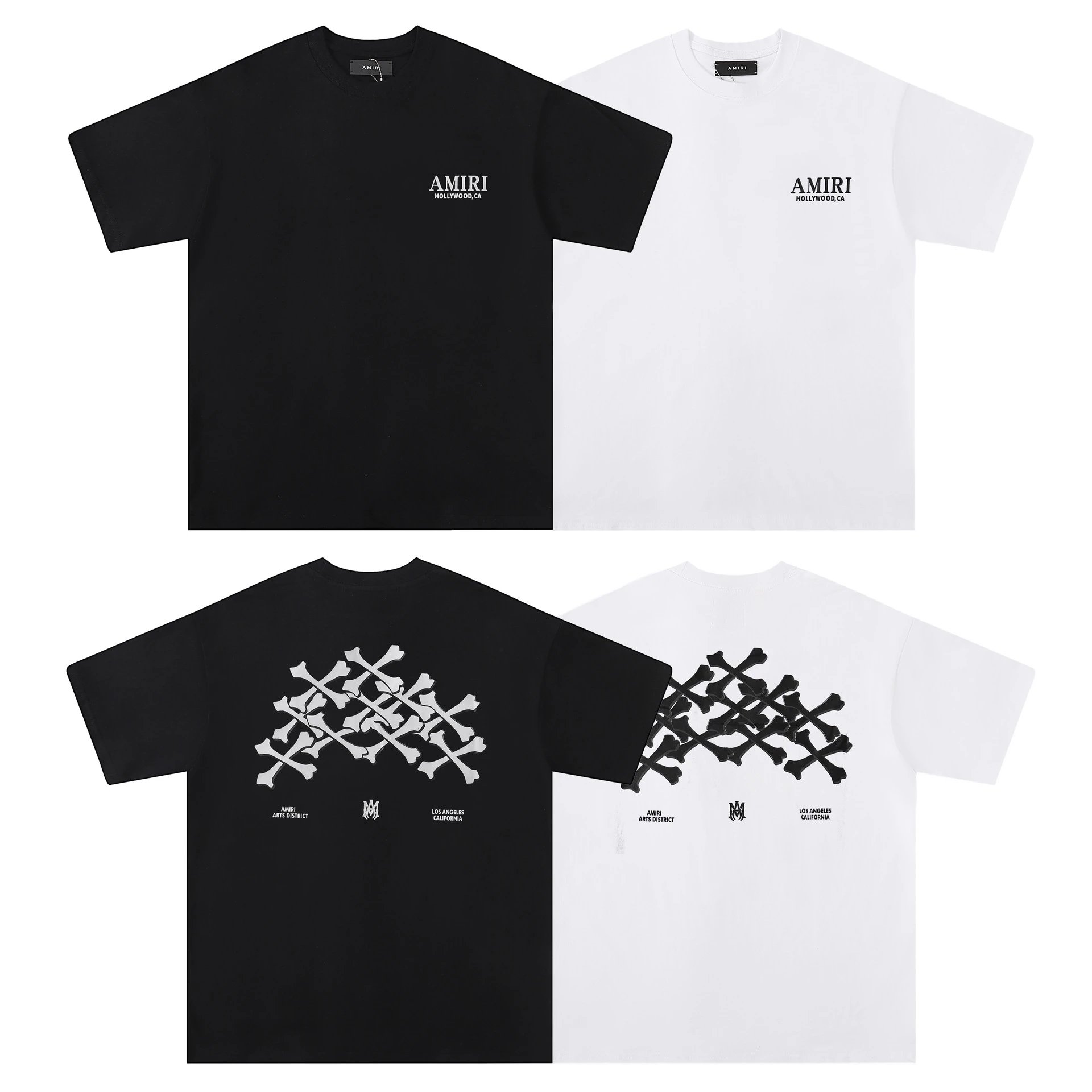 Amiri Records Graphic Print Black T-Shirt - 27