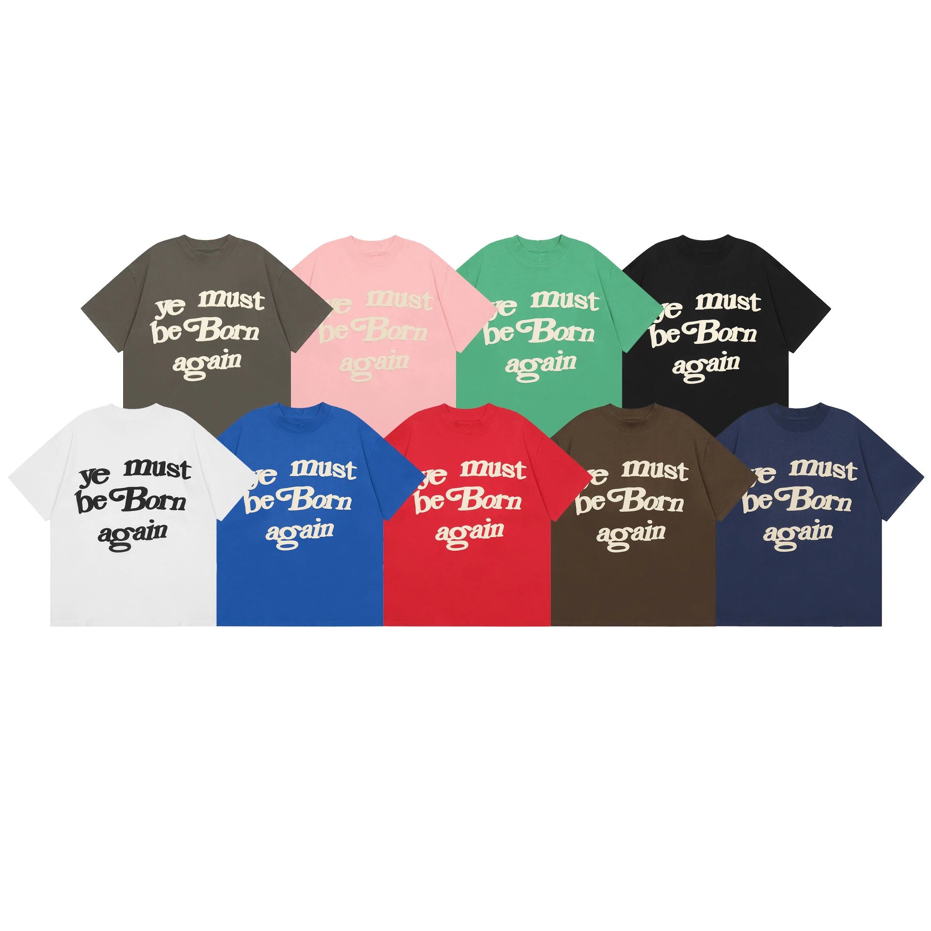 Fear of God Essentials Ye Must Be Born Again T-Shirt Olive Green - 12