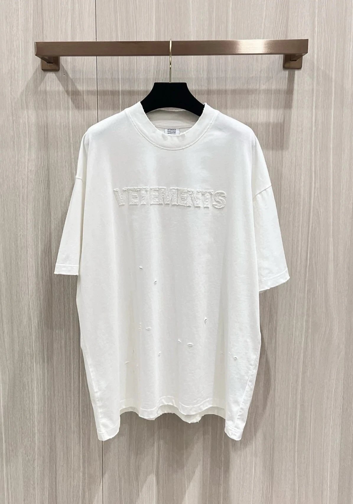 Design Oversized Graphic Print Gray T-Shirt - 4