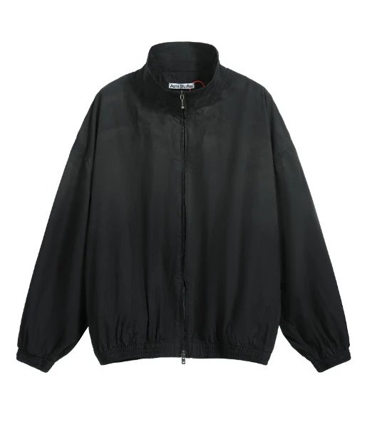 Acne Studios Hoodies & Sweatshirts Logo-print zip and crewneck — 3396 black