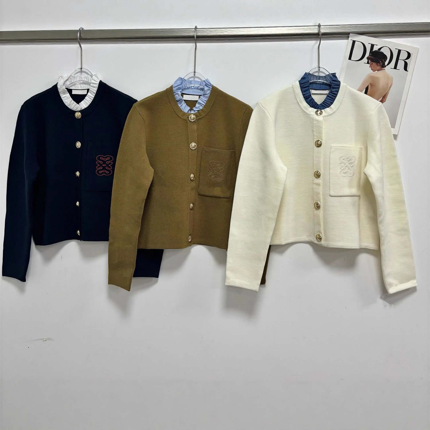 Dior Style Knit Card