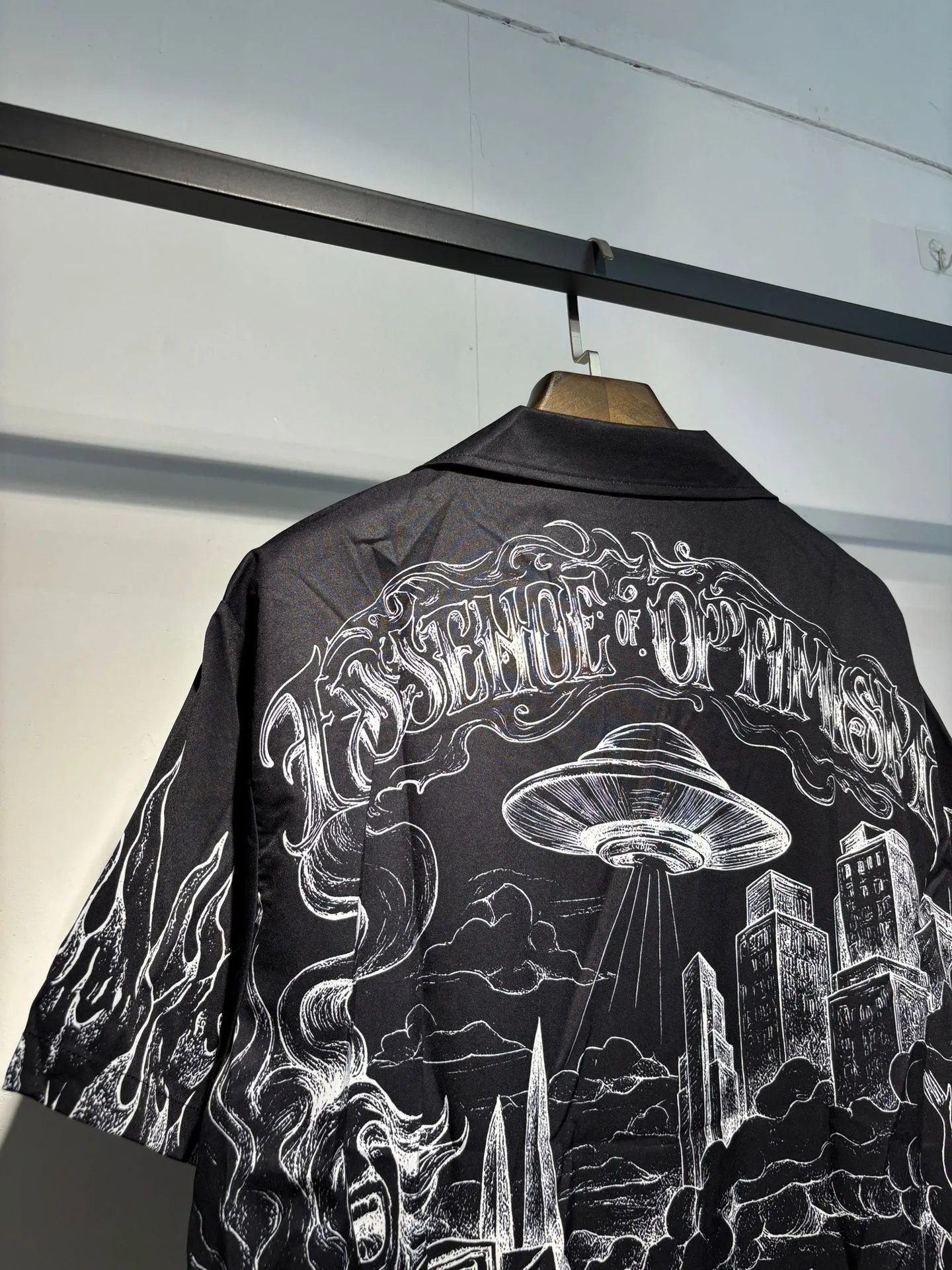 Casablanca Graphic Print Short-Sleeve Shirt Black - 14