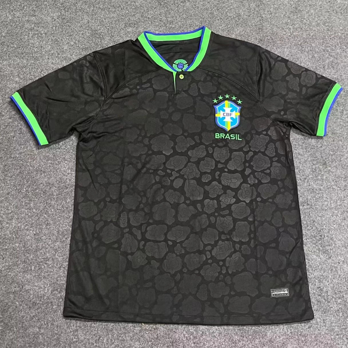 Nike Football Jerseys Club and National Team Designs — 22-23 Brazil home black