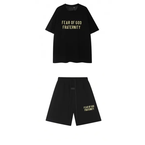 Fear of God Fraternity Gray T-Shirt - 4
