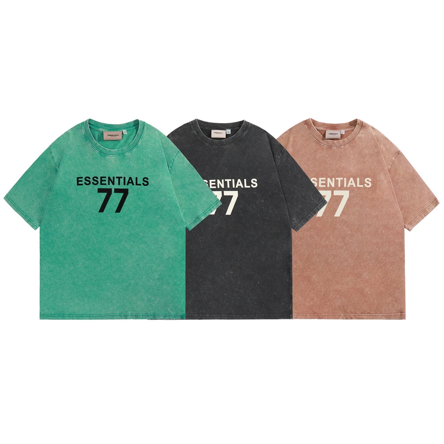 Fear of God Essentials 77 Washed Rose T-Shirt - 3