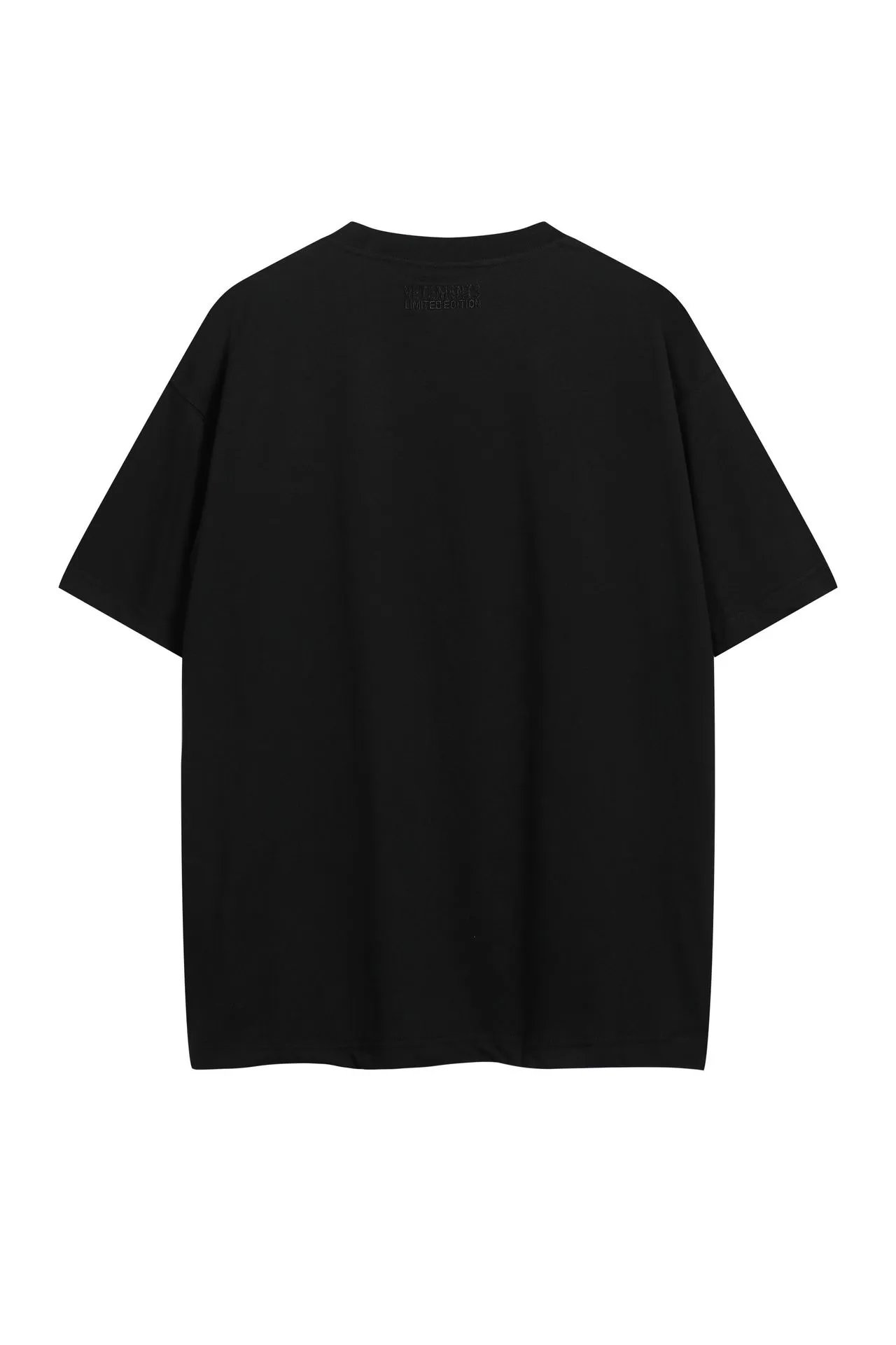 Design Oversized Graphic Print Gray T-Shirt - 23