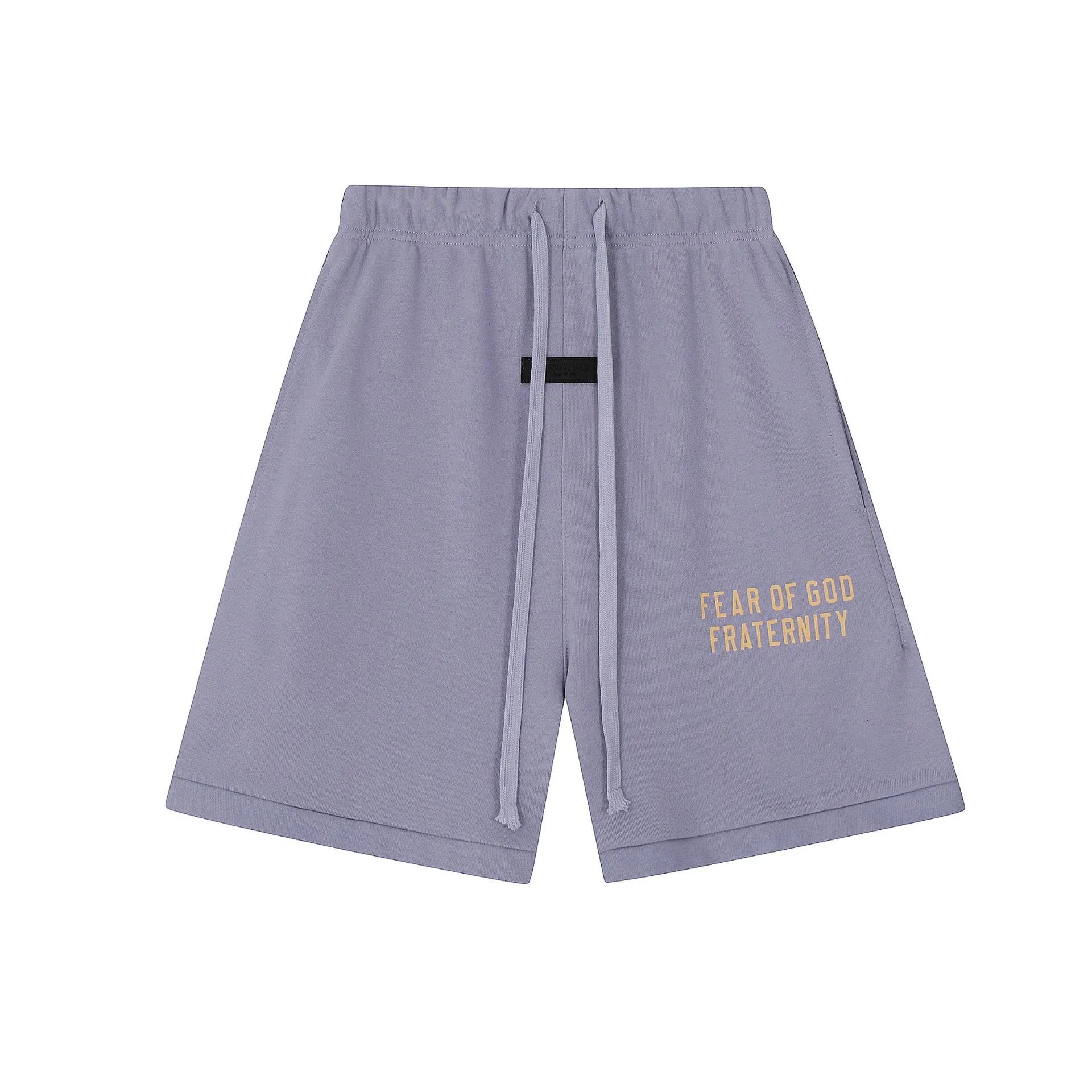 Fear of God Essentials Olive Green Logo T-Shirt and Shorts Set - 34