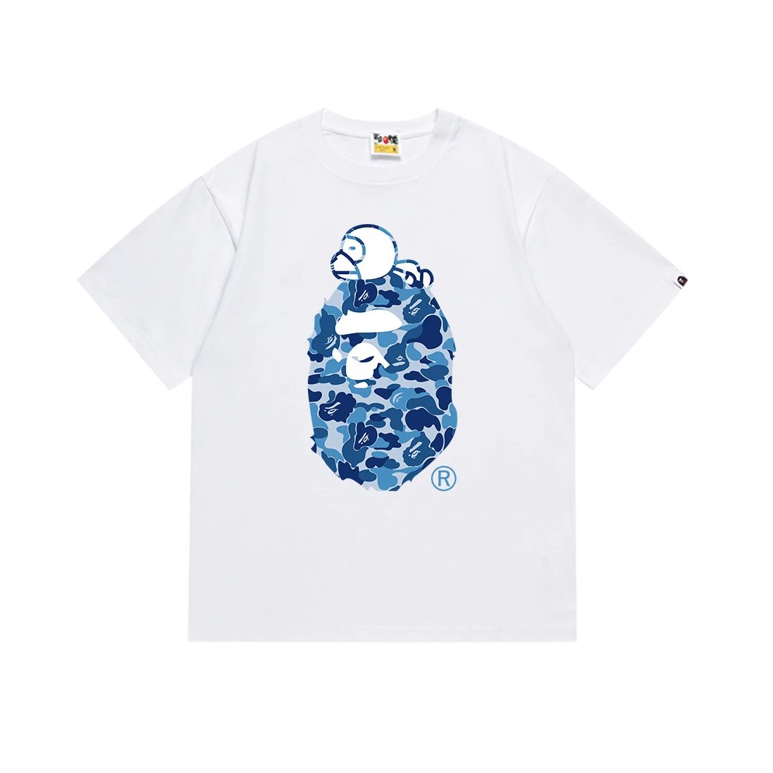 A Bathing Ape Busy Works Circle Logo Black T-Shirt - 11