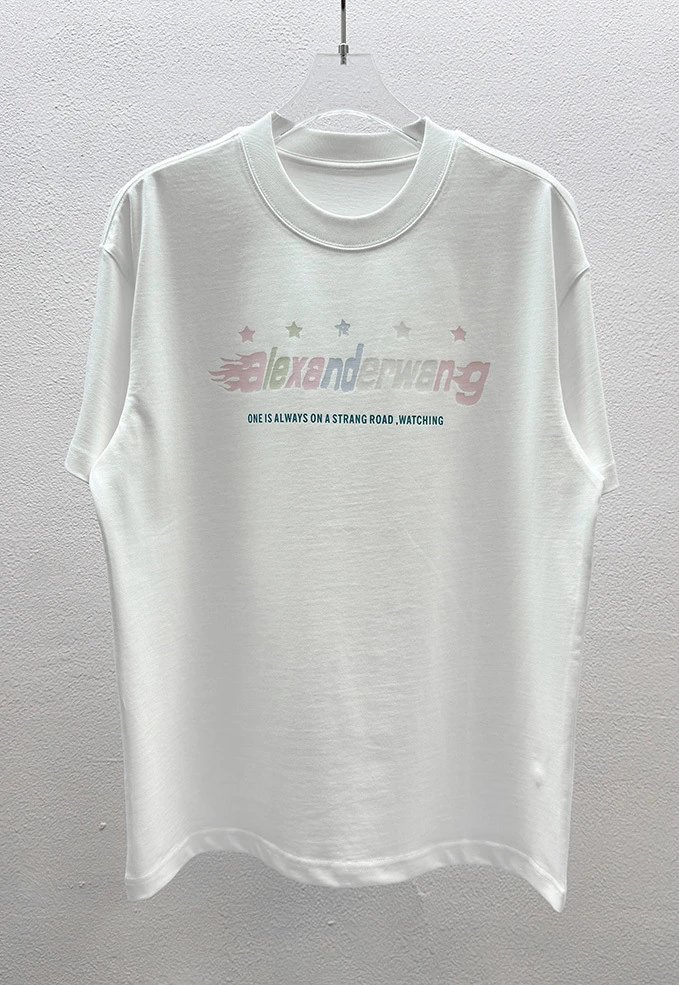 Alexander Wang Logo Neckband T-Shirt Black - 21