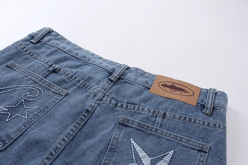 Design Denim Jacket Black with Outline C+Star Graphic Outerwear - 31