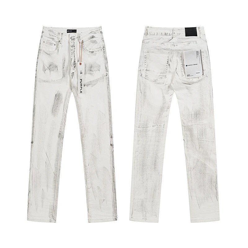 Purple Brand Distressed Flare Jeans Light Wash - 40