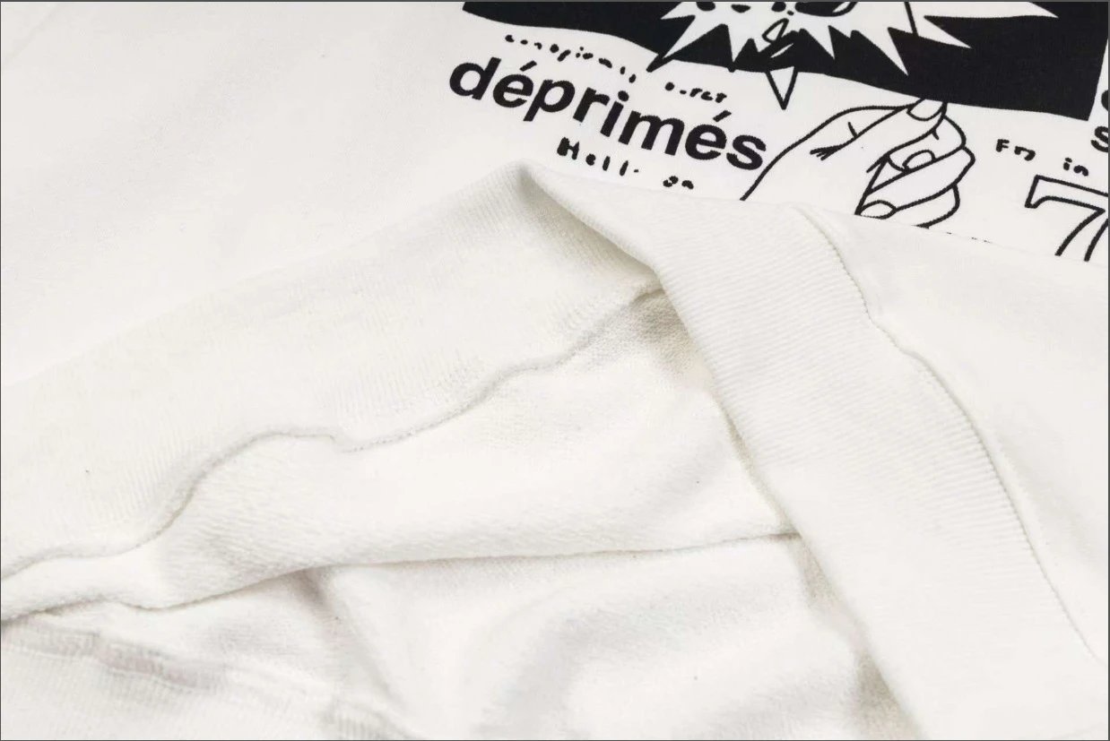 Design Distressed Graphic Zip-Up Hoodie Black - 32