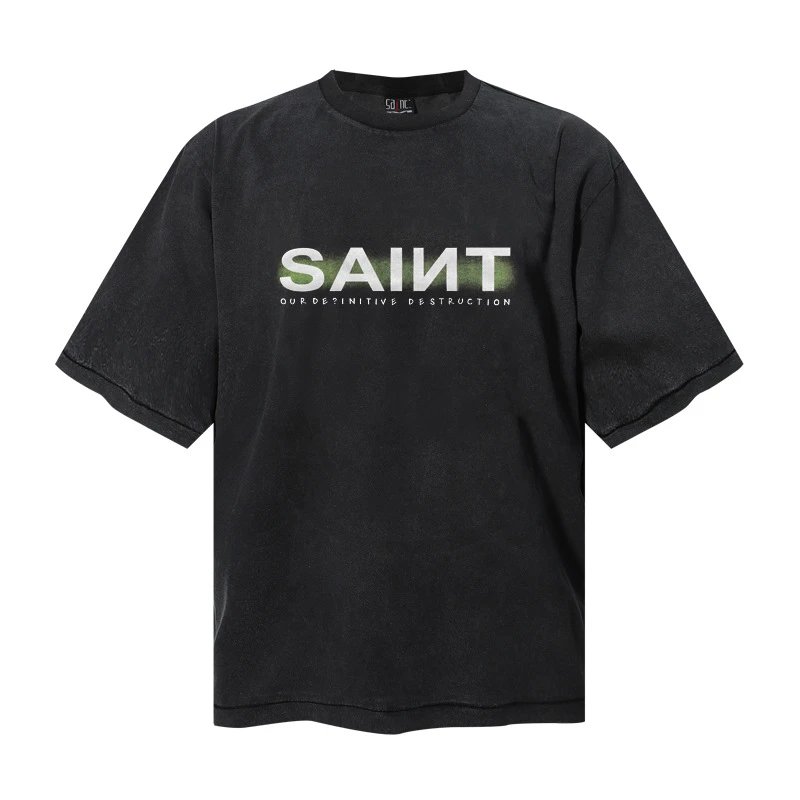 Design Eternal Prayer Target T-Shirt Black T-Shirts - 5