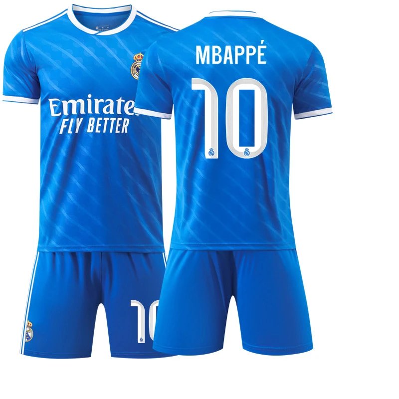 Real Madrid Arda Güler #15 Blue Away Jersey Set - 13