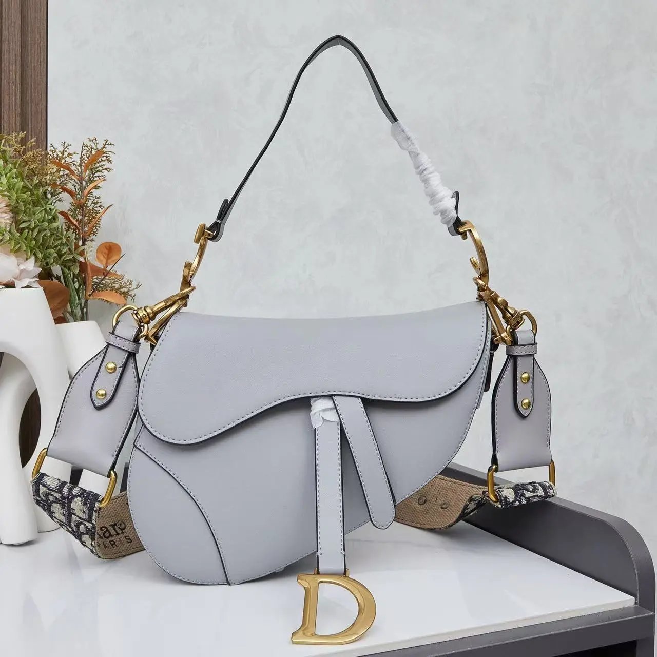 Dior Saddle Bag Terracotta Leather with Oblique Strap Crossbody Bags - 4