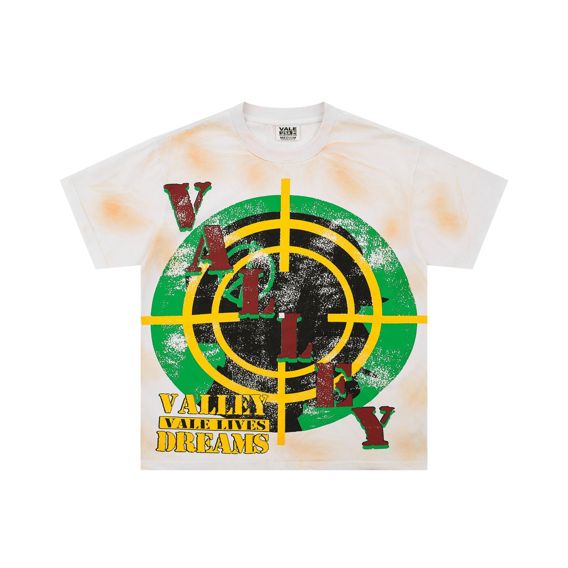 Design Vale Valley Lives Dreams Target Print T-Shirt T-Shirts - 1
