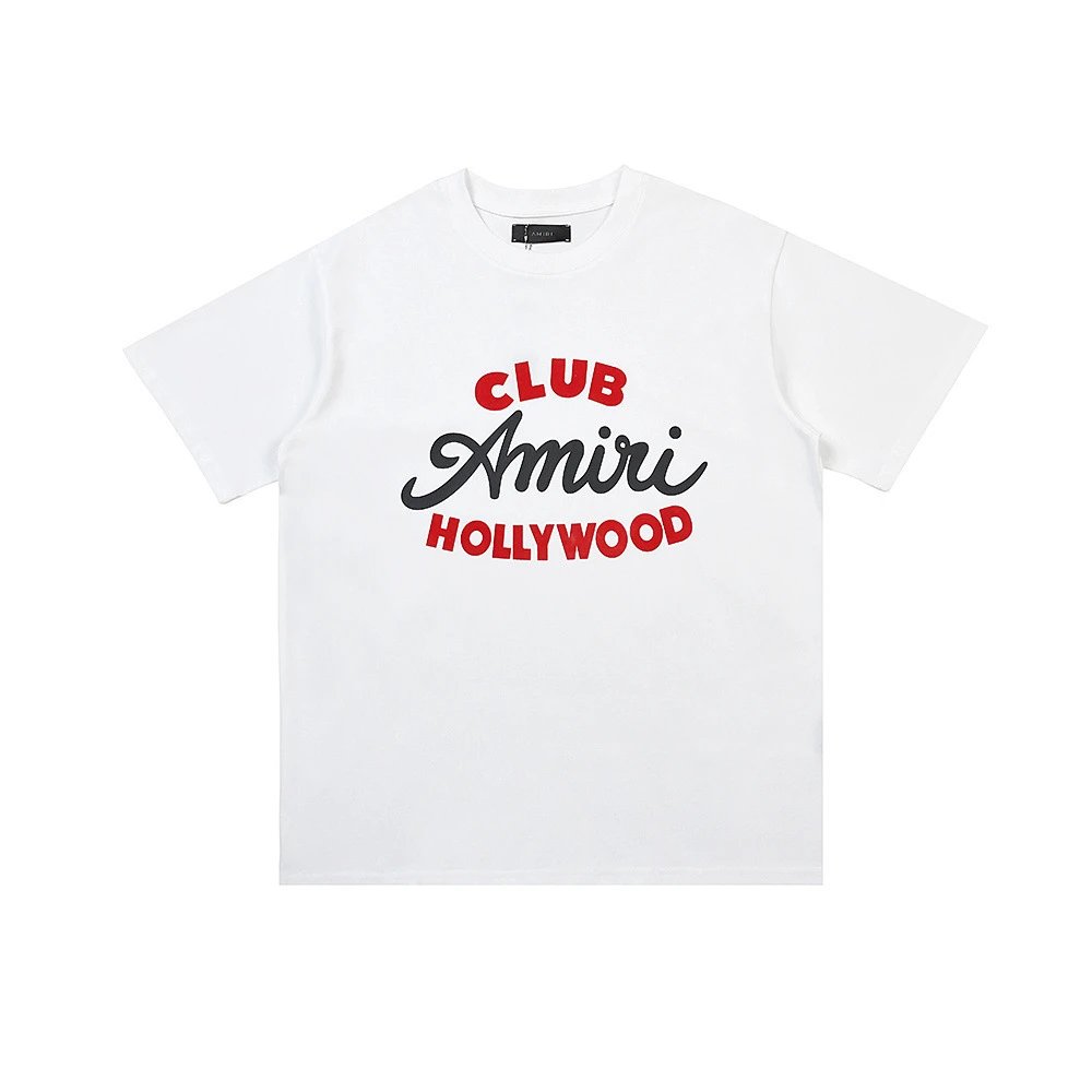 Amiri Club Hollywood White T-Shirt - 4