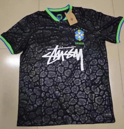 CBF Brazil National Team Training Jersey Black - 23