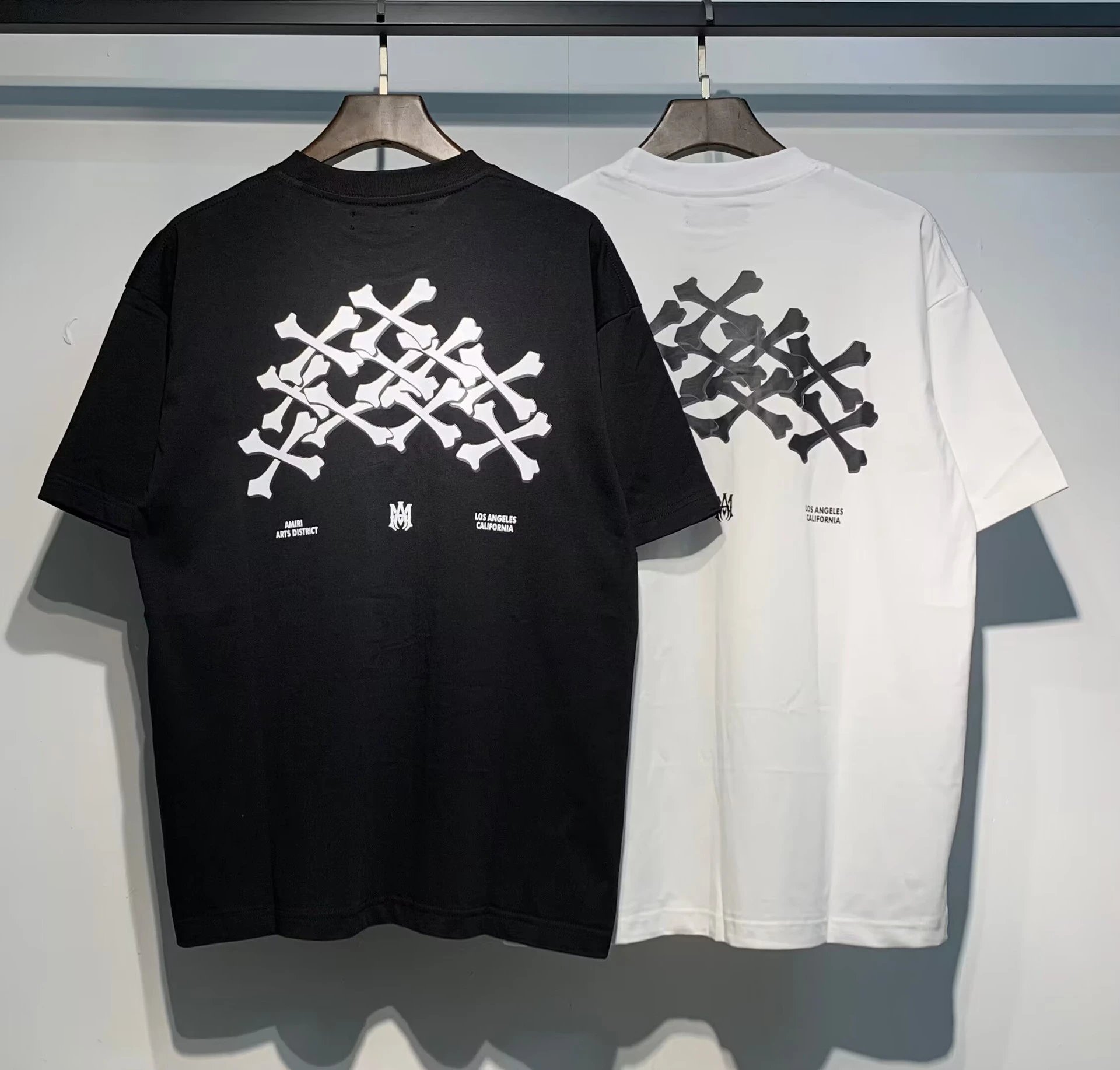 Amiri Records Graphic Print Black T-Shirt - 34