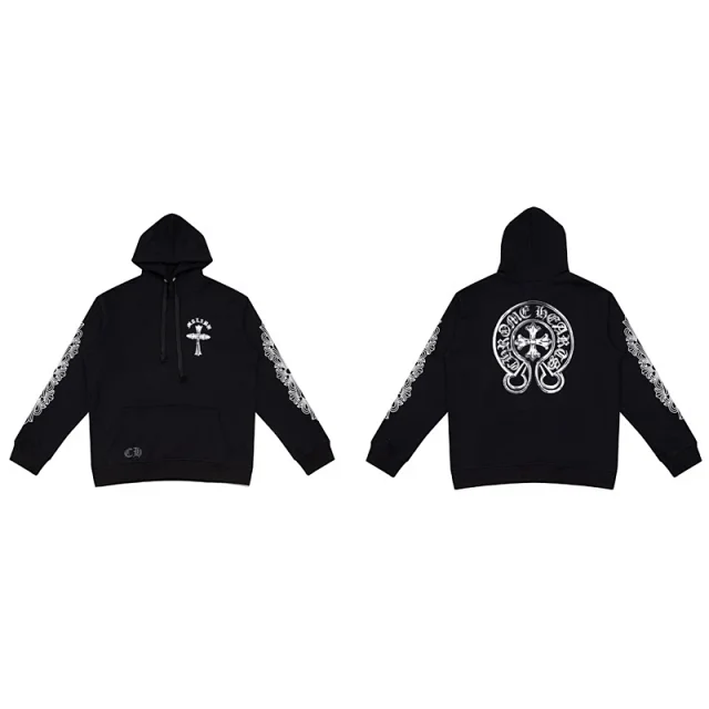 Chrome Hearts Hoodies & Sweatshirts Graphic Full-Zip Hooded Sweatshirt product detail image 8