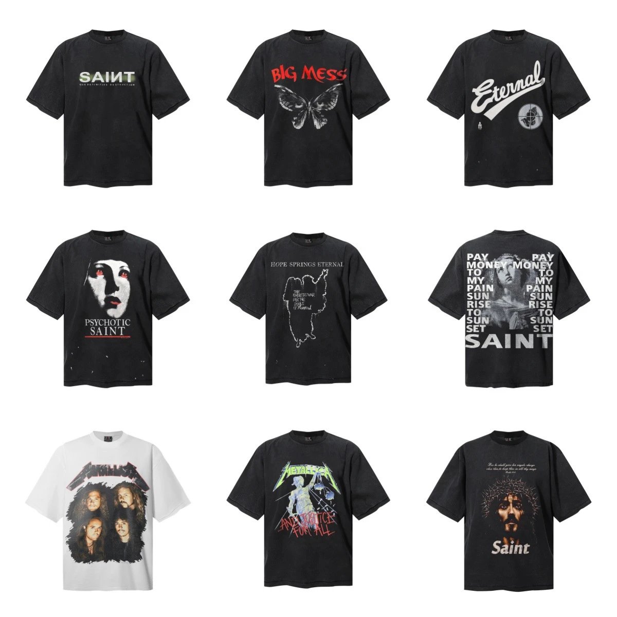 Saint T-Shirt Black 