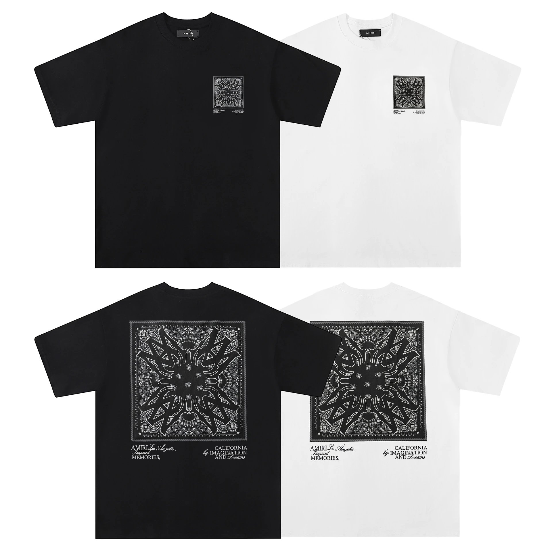 Amiri Records Graphic Print Black T-Shirt - 15