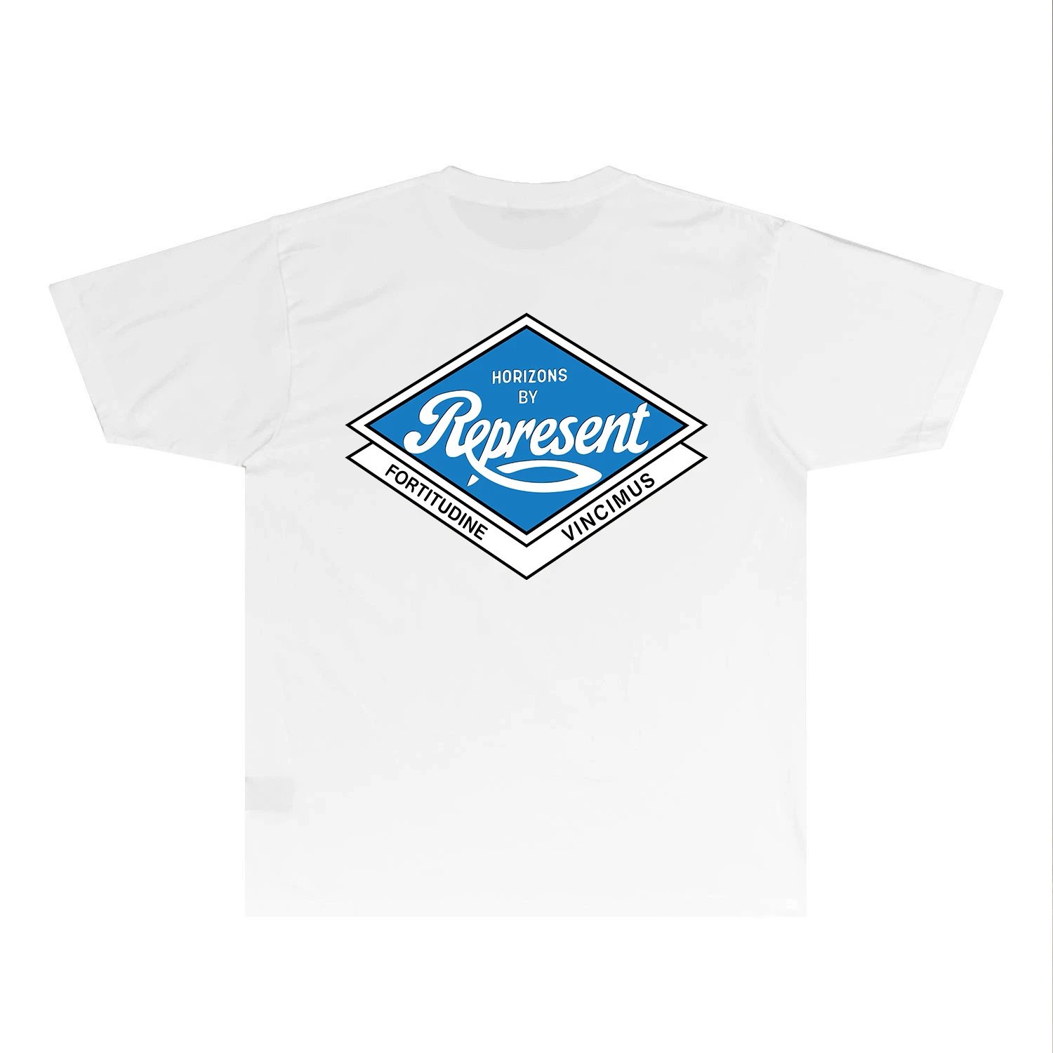 Represent Horizons Diamond Logo White T-Shirt - 1