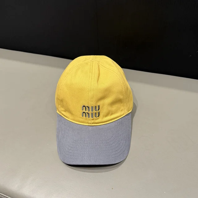 Miu Hats Distressed Logo Baseball Cap product detail image 26