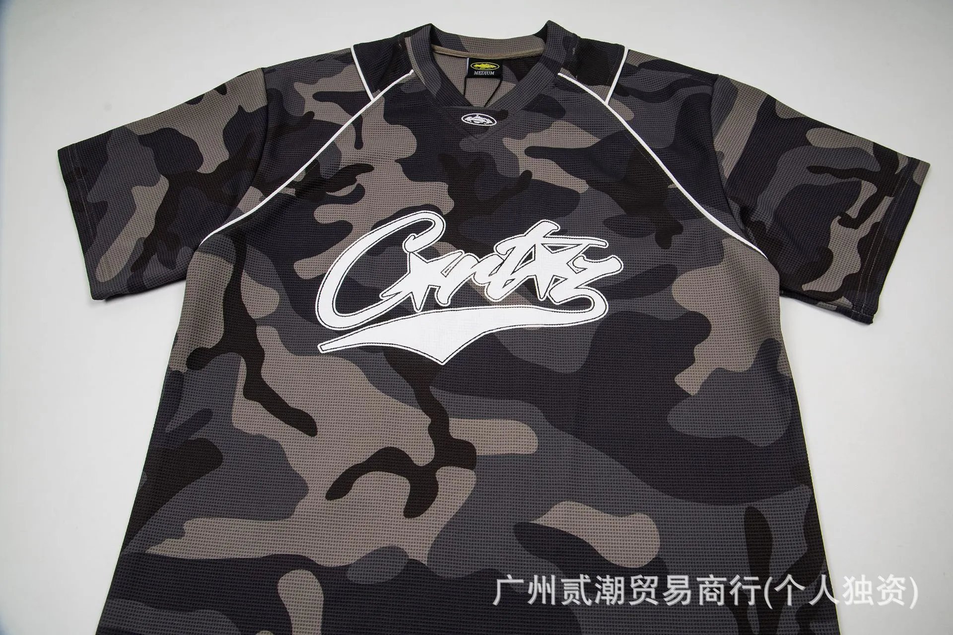 Corteiz Mesh Jersey Black / White - 10