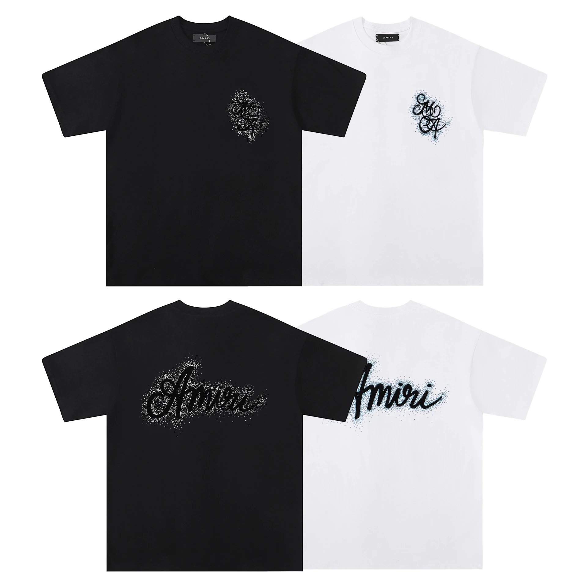 Amiri Records Graphic Print Black T-Shirt - 18