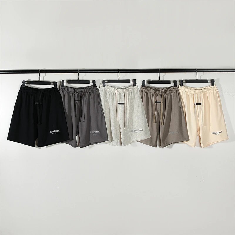 Fear of God Essentials 1977 Black Sweat Shorts - 3