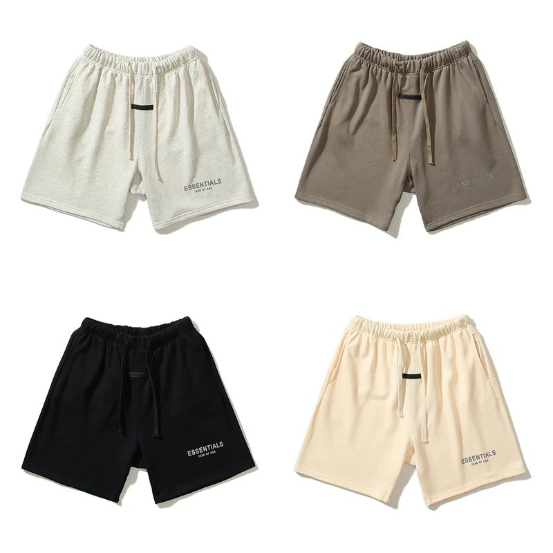 Fear of God Essentials 1977 Black Sweat Shorts - 4