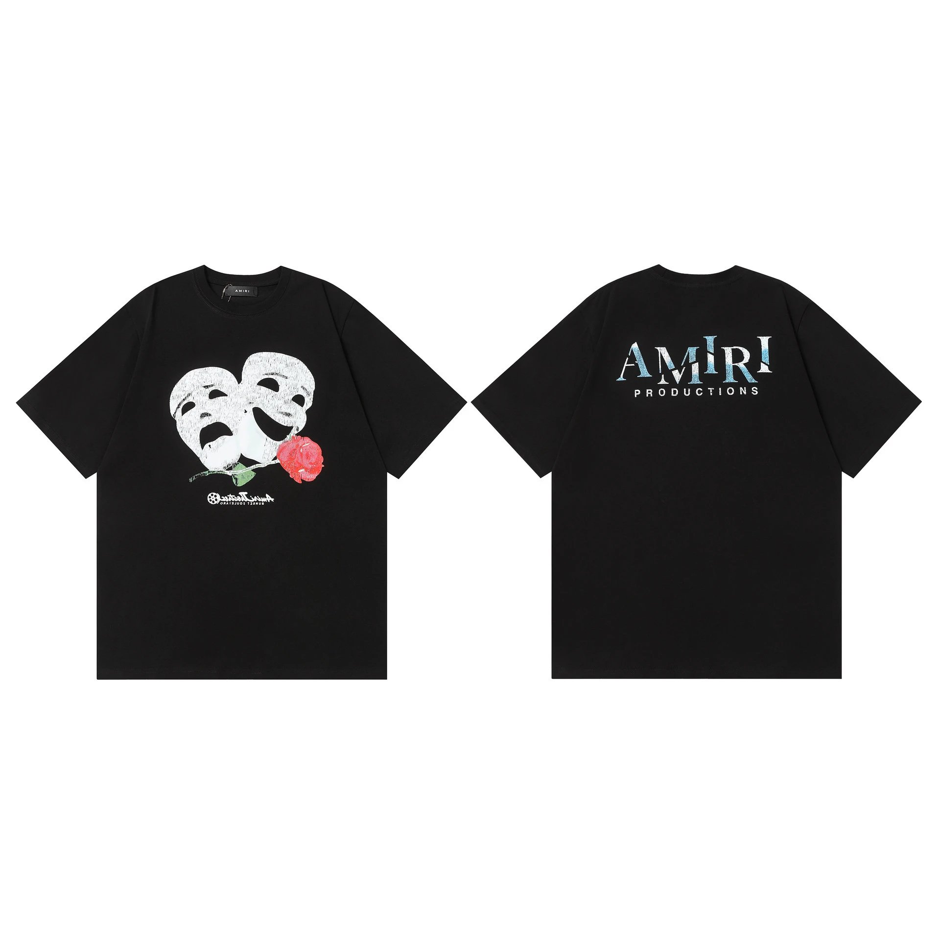 Amiri Hollywood Sign Graphic T-Shirt Black - 18
