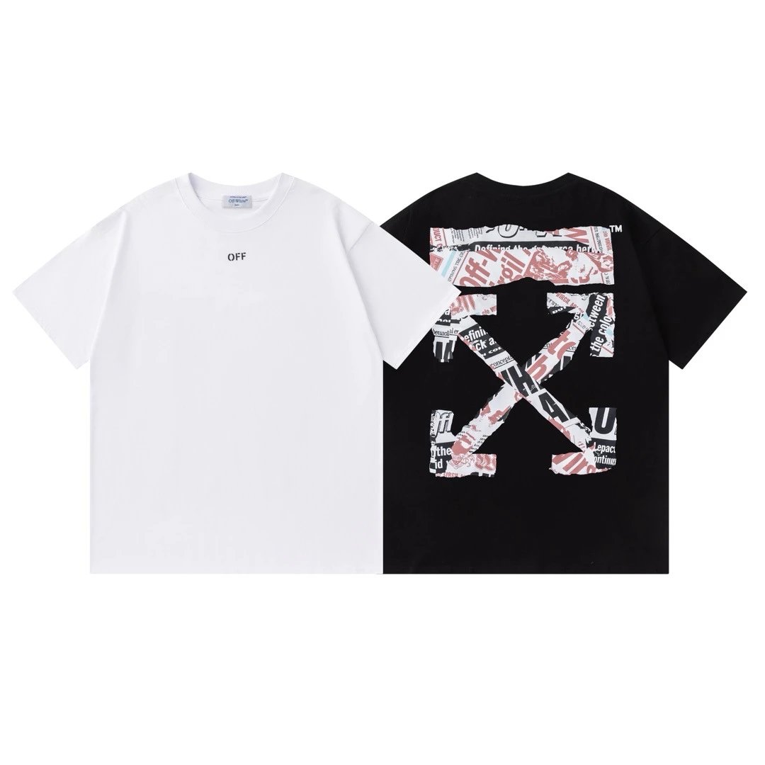 Off-White Floral Logo T-Shirt Black - 10