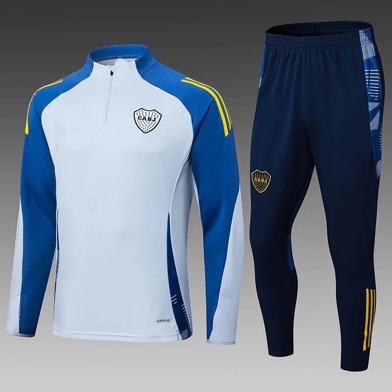 Juventus Training Tracksuit Navy Blue with Orange and Light Blue Accents - 15