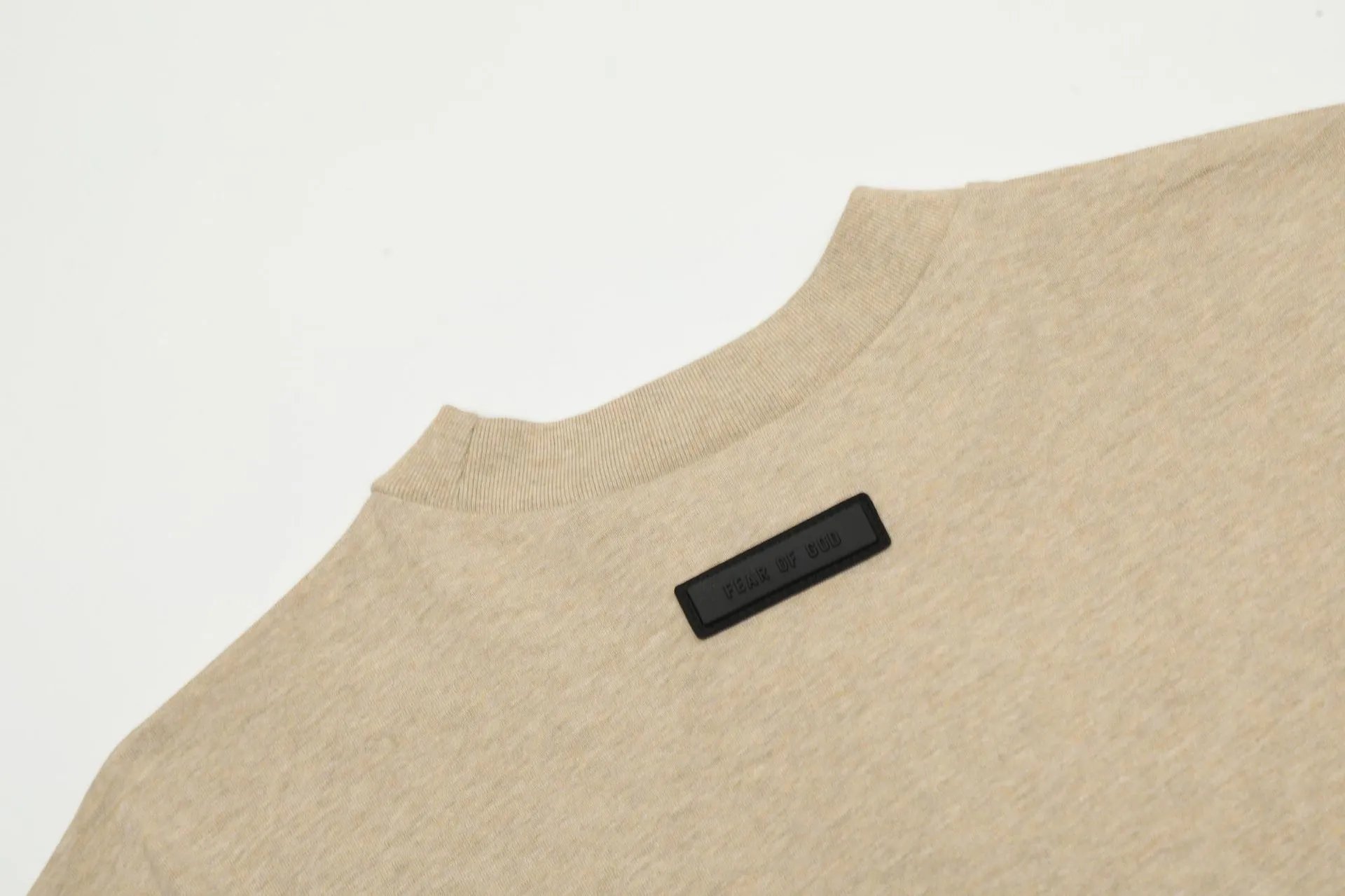 Fear of God Essentials Logo T-Shirt Beige T-Shirt - 40