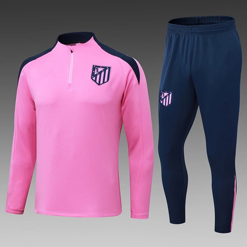 Juventus Training Tracksuit Navy Blue with Orange and Light Blue Accents - 24