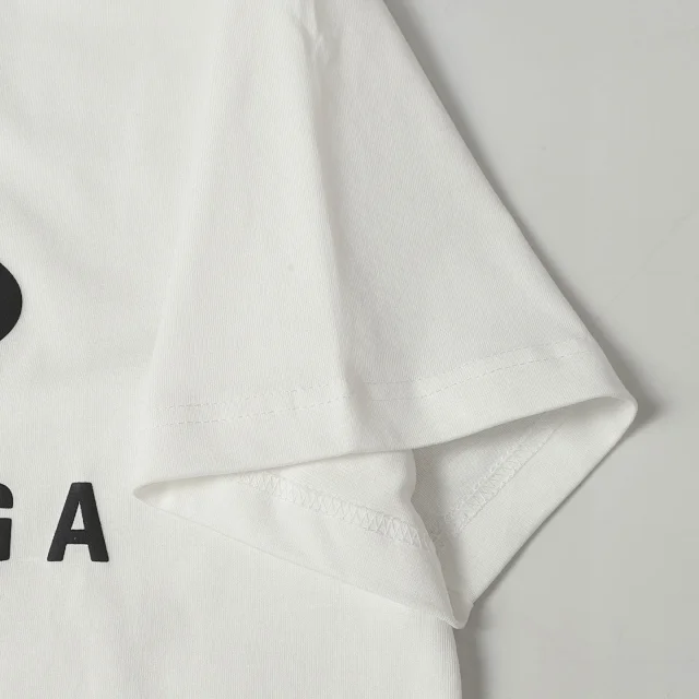 Balenciaga T-Shirts Logo Print Crew Neck product detail image 15
