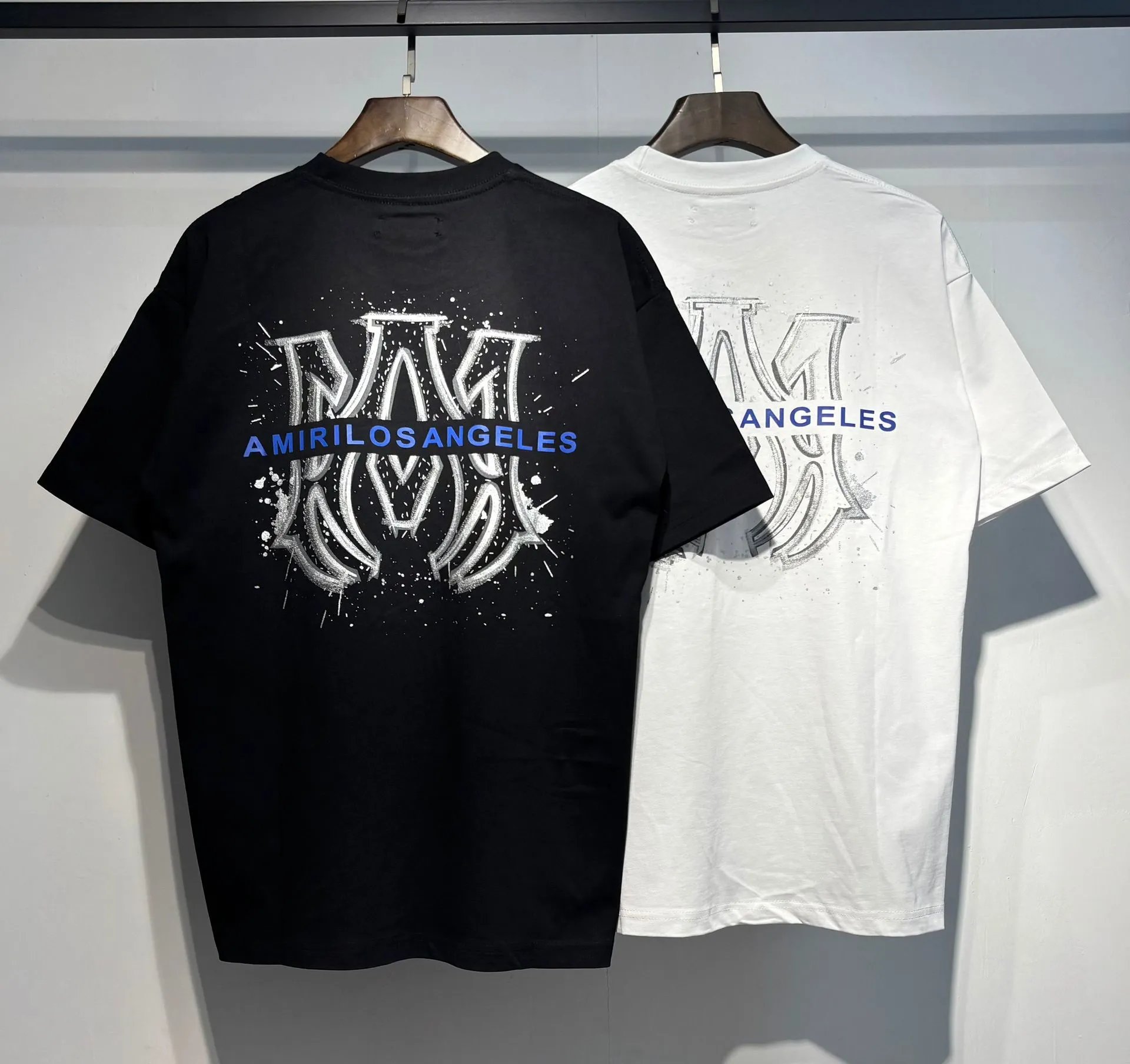 Amiri Records Graphic Print Black T-Shirt - 11
