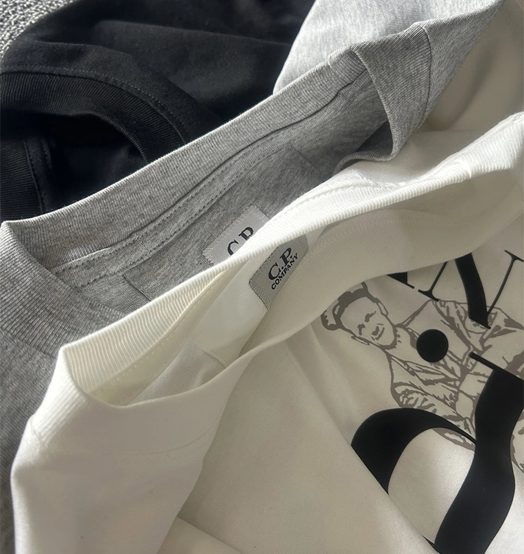 C.P. Company Patch Logo Black T-Shirt - 25
