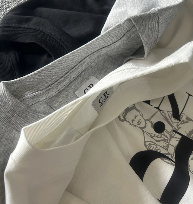 C.P. Company T-Shirts Logo Print Crewneck Short-Sleeve T-Shirt product detail image 24