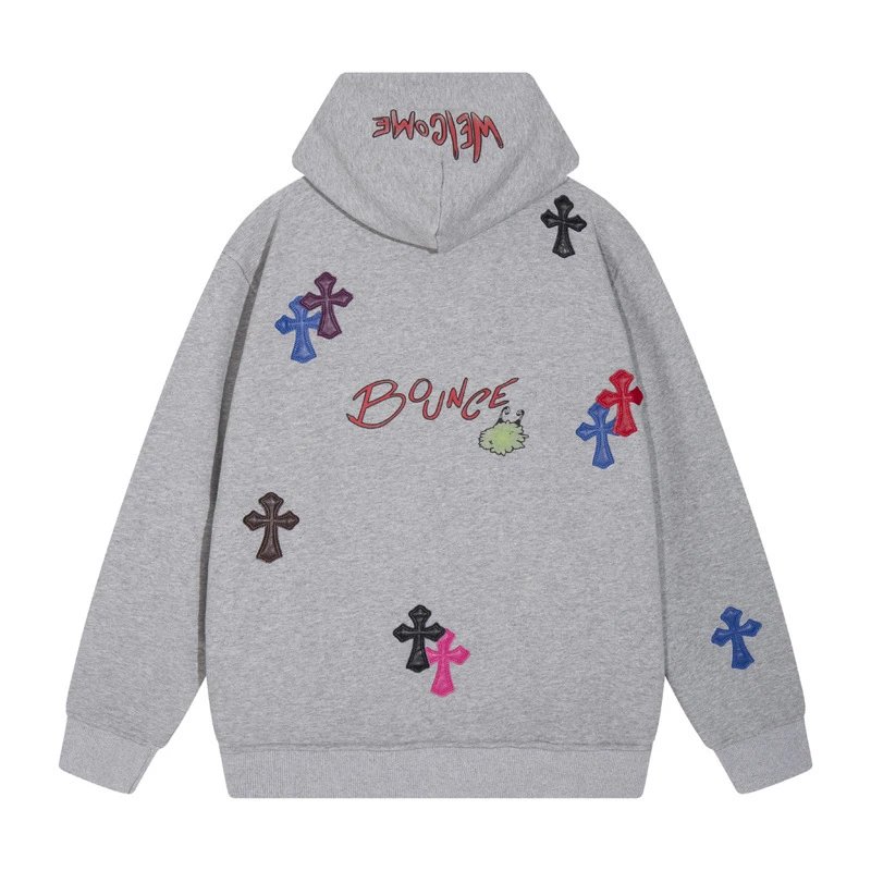Chrome Hearts Cross Motif Knit Sweater Black with Red Embroidery - 9
