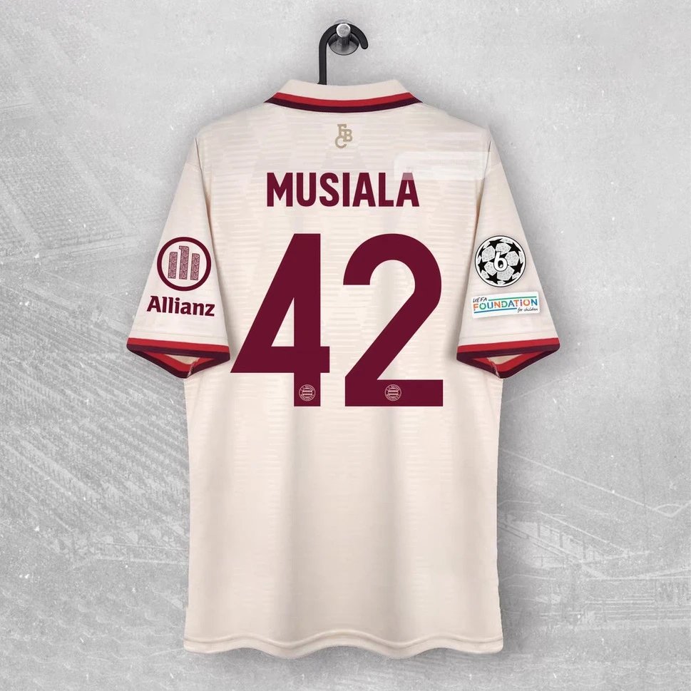 FC Barcelona Football Jerseys Player-name and number print with UEFA Champions League patches image 4