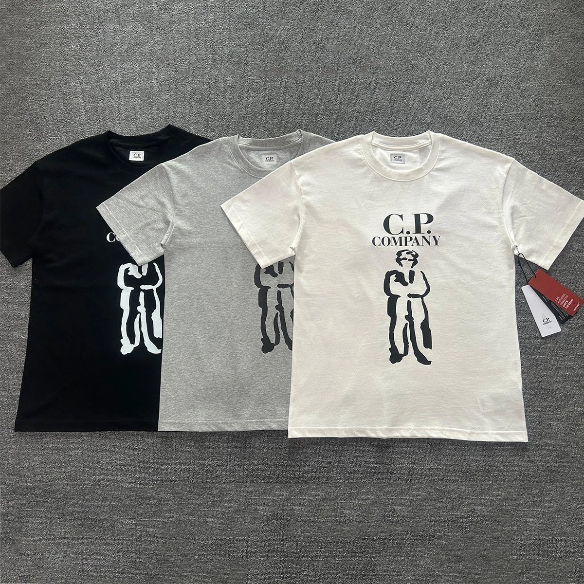 C.P. Company T-Shirts Logo Print Crewneck Short-Sleeve T-Shirt image 2