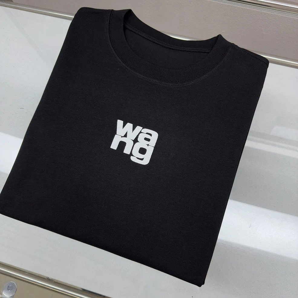 Alexander Wang Logo Neckband T-Shirt Black - 8