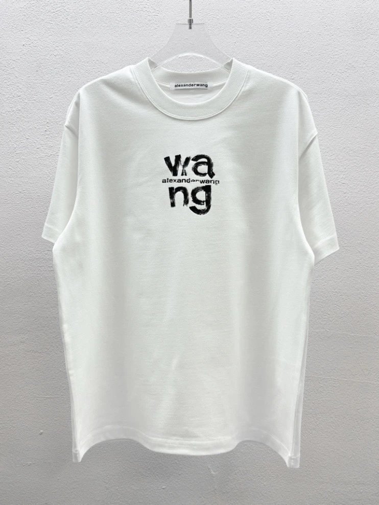 Alexander Wang Logo Neckband T-Shirt Black - 11