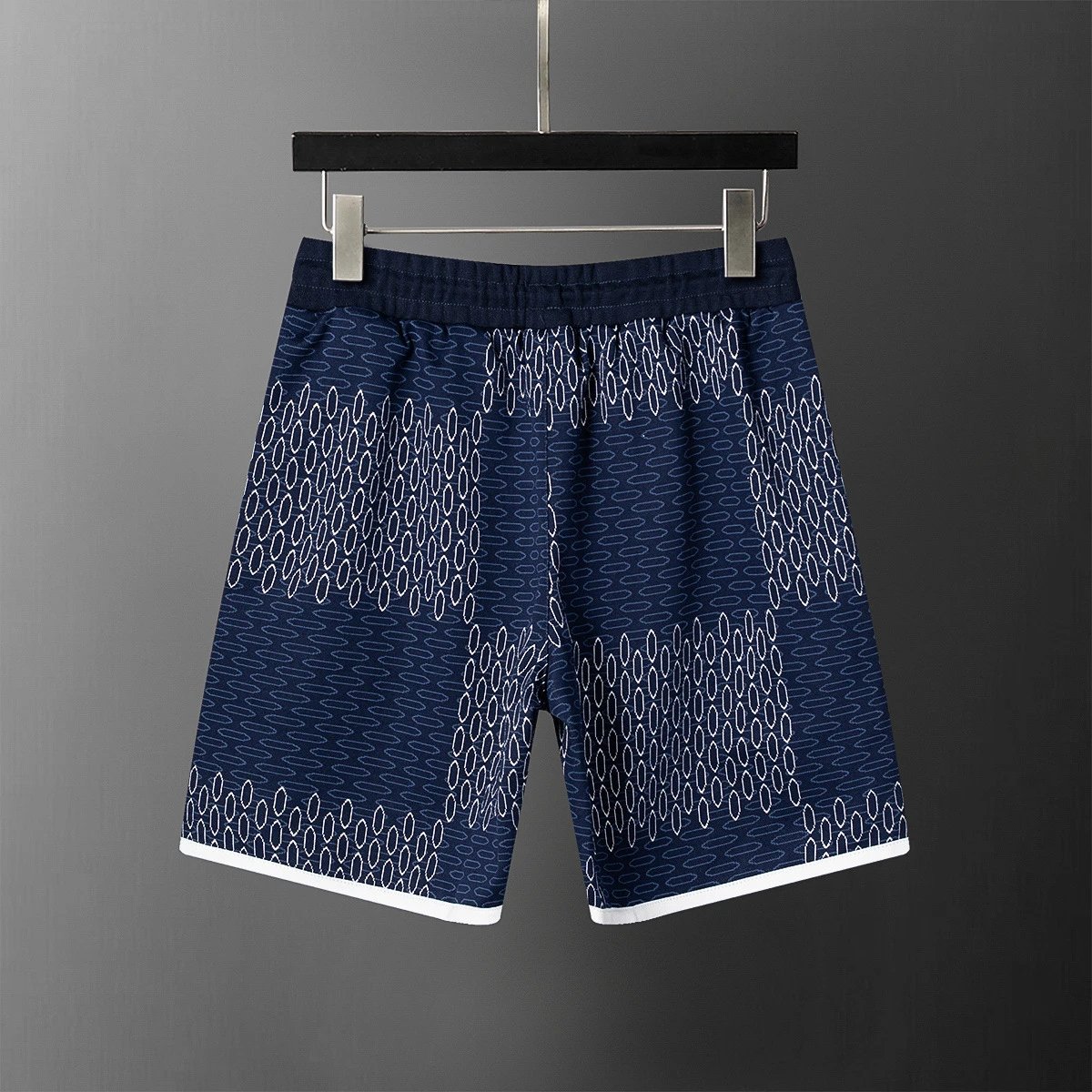 Gucci GG Monogram Print Drawstring Waist Shorts Black - 4